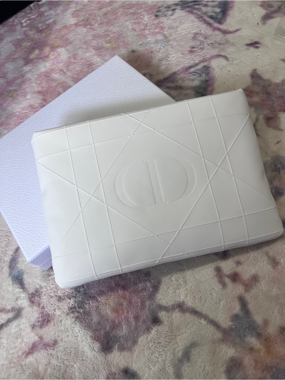 BRAND NEW DIOR White Plushie Pouch/Clutch
